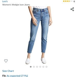 Levi's Womens Wedgie Jeans, These Dreams, Size 27